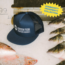 Load image into Gallery viewer, Green Fish Seafood Hat