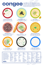 Load image into Gallery viewer, Congee Poster, White