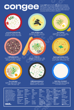 Load image into Gallery viewer, Congee Poster, Navy