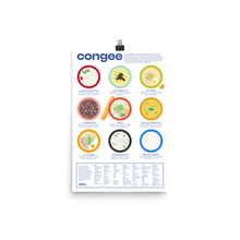 Load image into Gallery viewer, Congee Poster, White