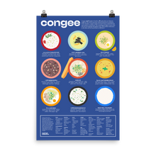 Load image into Gallery viewer, Congee Poster, Navy