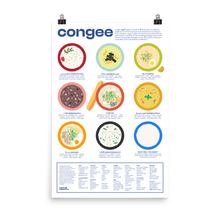 Load image into Gallery viewer, Congee Poster, White
