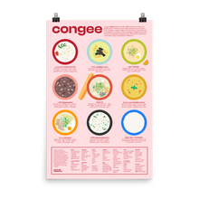 Load image into Gallery viewer, Congee Poster, Pink