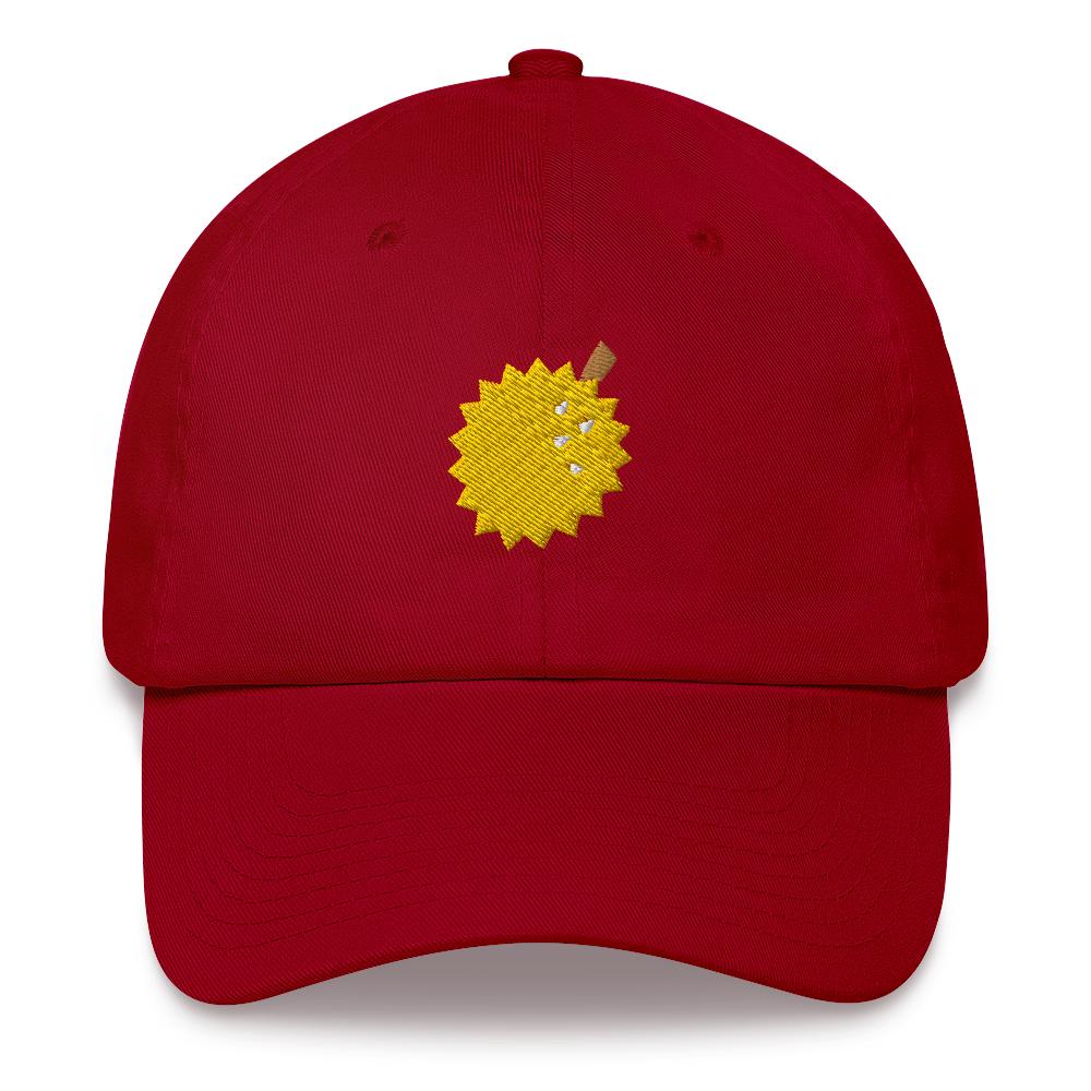 ドリアンパパ classic-dad-hat-cranberry-