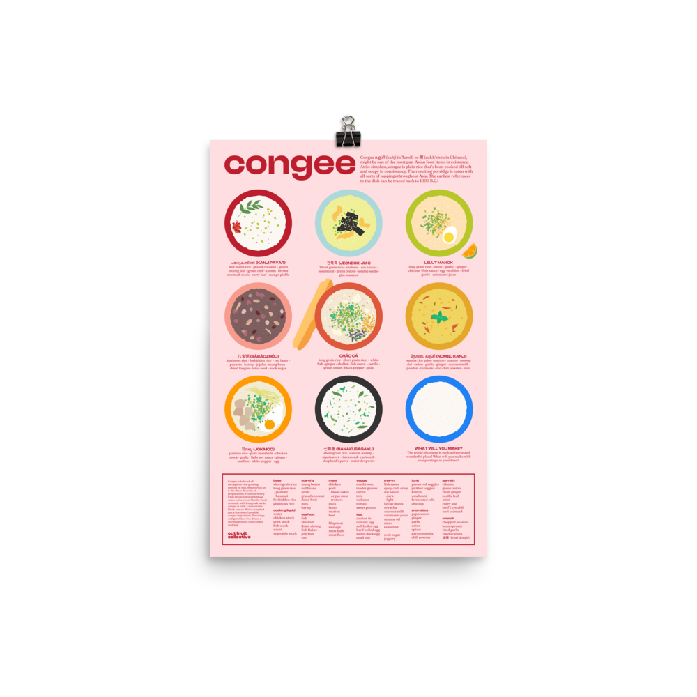 Congee Poster, Pink