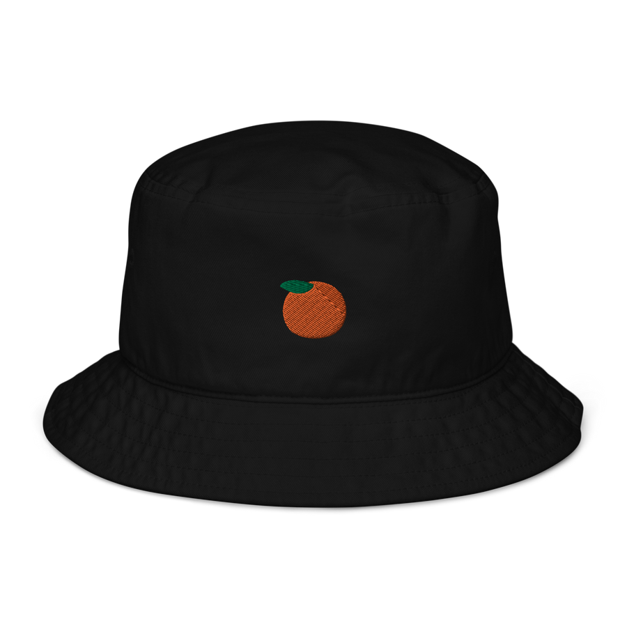 Tangerine Bucket Hat Cut Fruit Collective